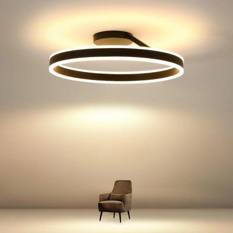 Energooszczędna lampa sufitowa LED Luminara, nowoczesne oświetlenie designerskie.