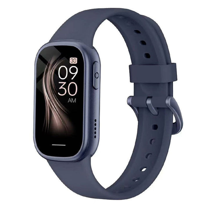 Inteligentny zegarek fitness z silikonowym paskiem, dedykowany dla aktywnych. Technologia i styl.