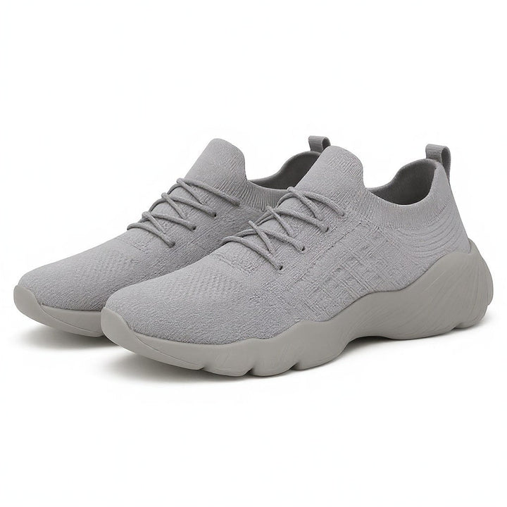Modne męskie sneakersy sznurowane z ortopedycznym wsparciem. Komfortowe buty sportowe i codzienne.