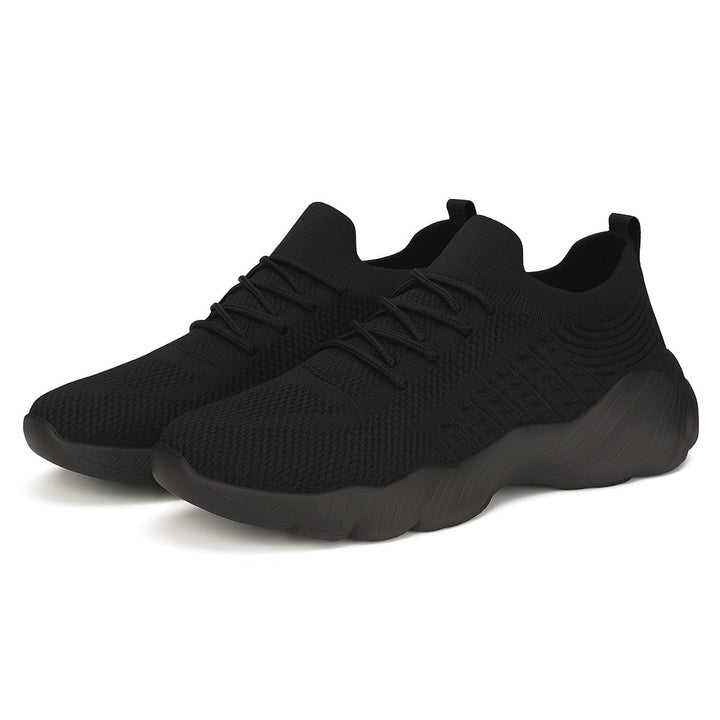 Sznurowane sneakersy męskie z zaawansowanym wsparciem ortopedycznym. Wygodne buty do chodzenia.