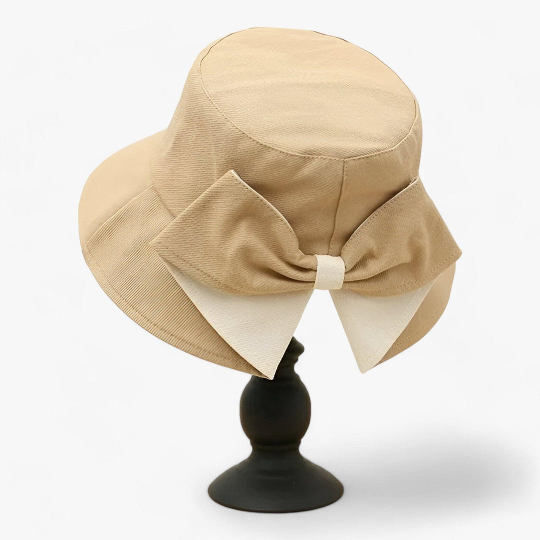Modny damski kapelusz bucket hat Solaro na lato, bawełniany. Doskonały na plażę i wakacje.