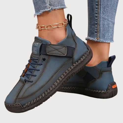 Lekkie buty sportowe z amortyzacją, doskonałe dla szerokich stóp.