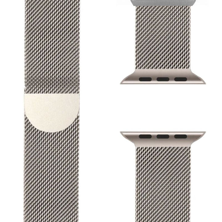 Srebrna opaska Milanese do Apple Watch, luksusowy dodatek. Wyrafinowany design.