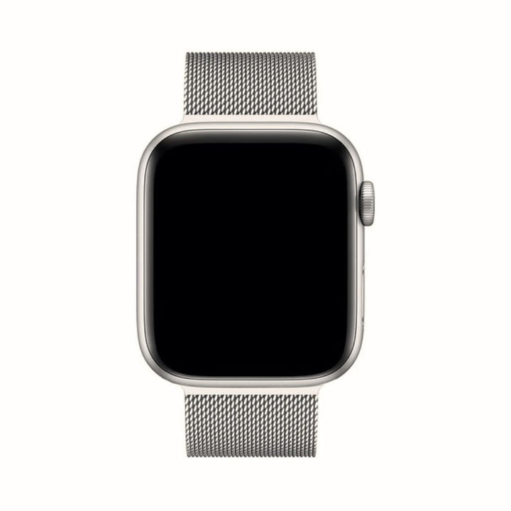 Uniwersalny pasek Apple Watch Milanese, regulowany. Wysokiej jakości stal nierdzewna.