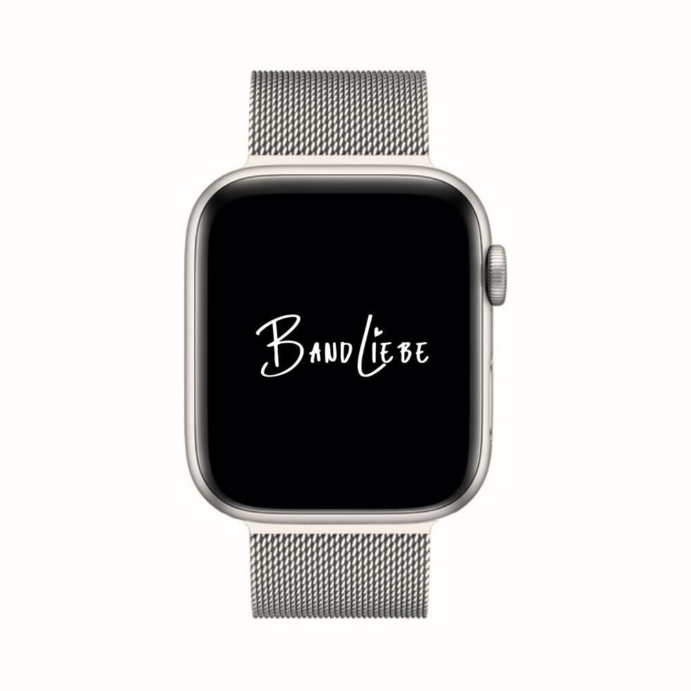 Elegancki pasek Milanese do Apple Watch ze stali nierdzewnej. Komfortowy, regulowany, unisex.