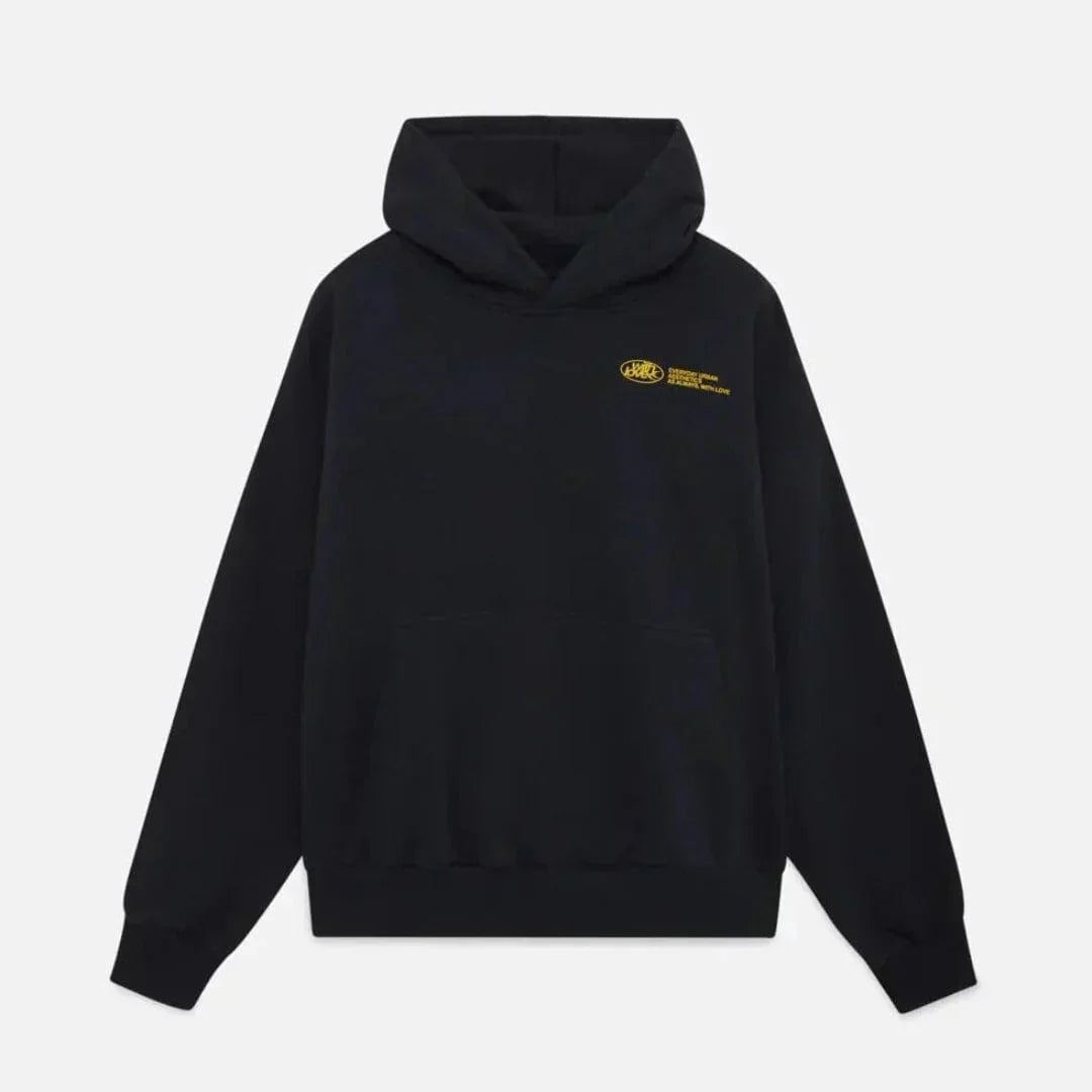 Ciepła bluza z kapturem unisex z nadrukiem, na jesień i zimę. Komfortowa, codzienna odzież.