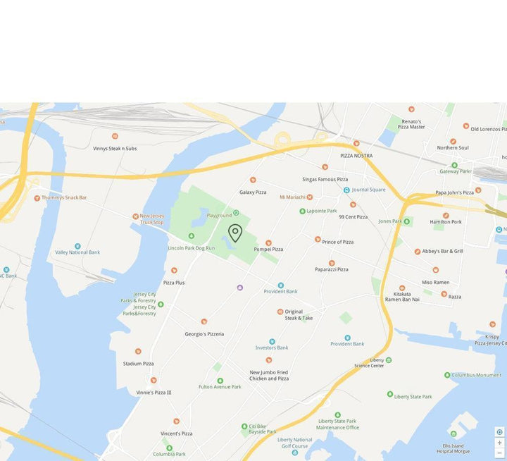Widok aplikacji mobilnej pokazującej aktualną lokalizację kota na mapie, dzięki inteligentnemu lokalizatorowi GPS.