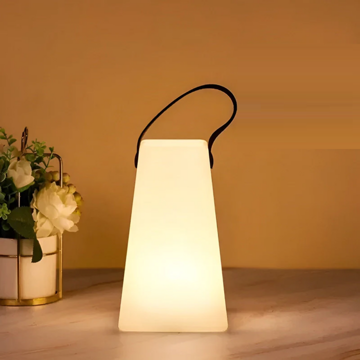 Lampa stołowa RadianceFlex LED. Bezprzewodowa, wodoodporna i przenośna. Nowoczesne oświetlenie na zewnątrz i do wnętrz.