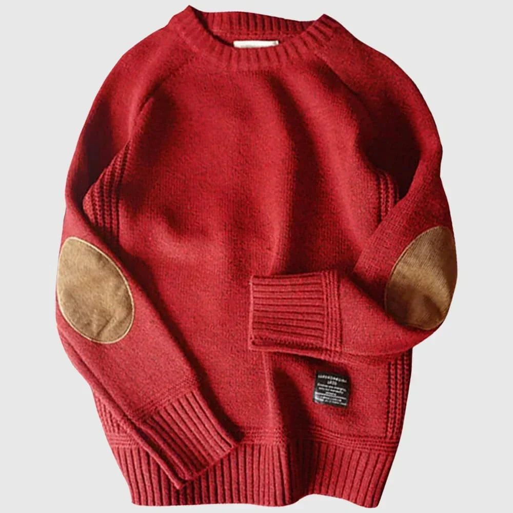 Sweter unisex Haven z dzianiny, alpejski styl, komfortowy i casualowy, doskonały na chłodne dni.