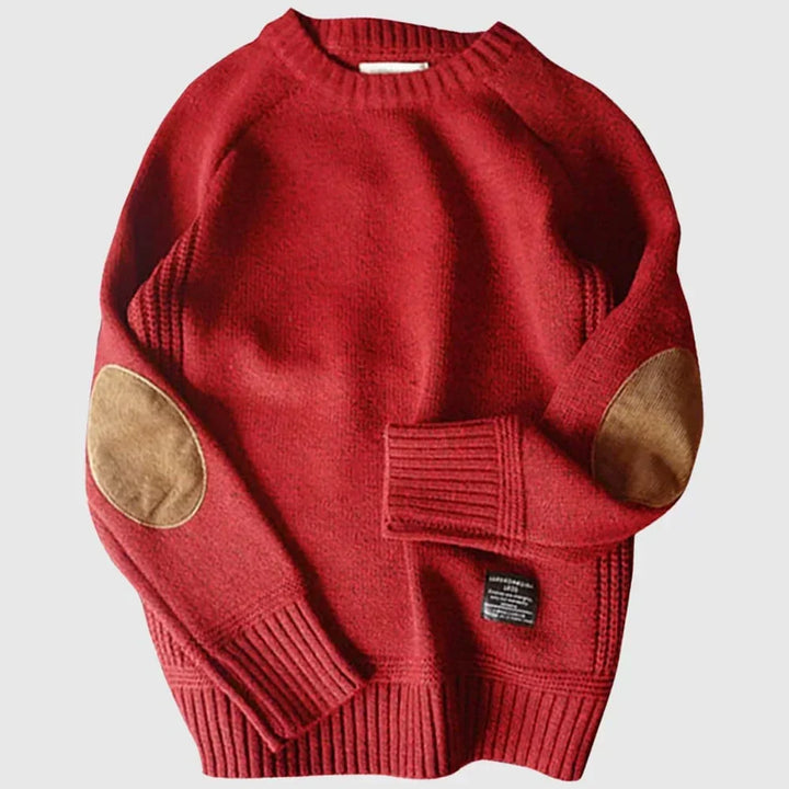 Sweter unisex Haven z dzianiny, alpejski styl, komfortowy i casualowy, doskonały na chłodne dni.