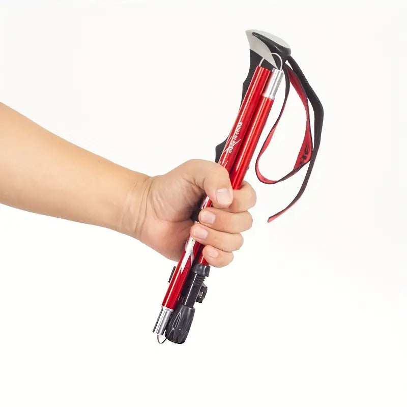 Ergonomiczna laska wspierająca TrekPro do chodzenia, regulowana wysokość dla optymalnego komfortu i stabilności.