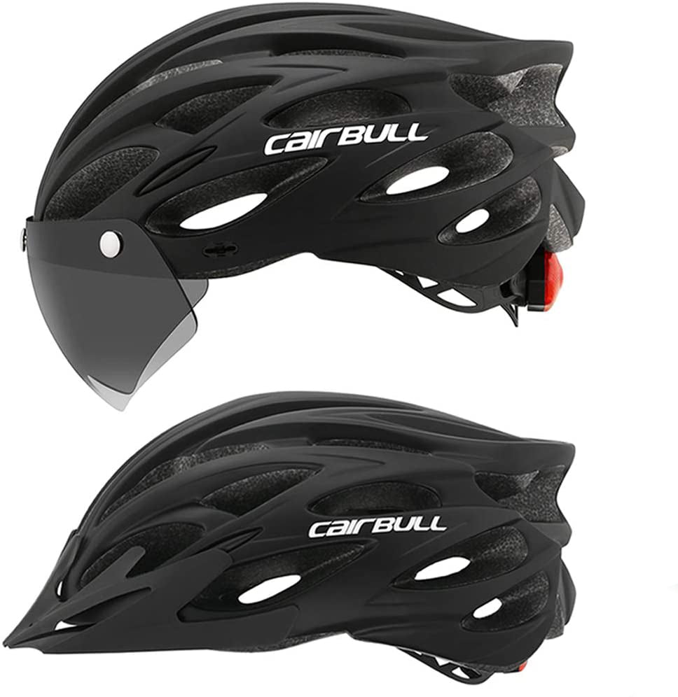 Kask rowerowy ProGuard unisex z mocną lampką LED z tyłu dla widoczności i dodatkowego bezpieczeństwa.