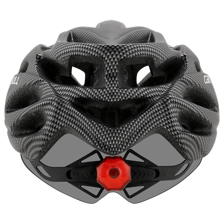 Regulowany kask rowerowy ProGuard unisex. Zapewnia doskonałe dopasowanie, LED, wizjer dla maksymalnego bezpieczeństwa.