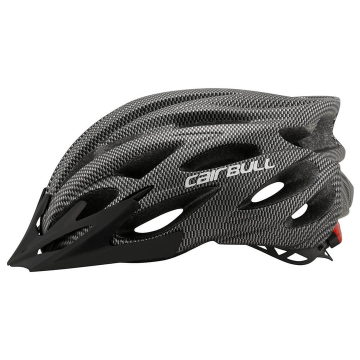 Kask rowerowy ProGuard z odpinanym wizjerem i lampką LED, zwiększający bezpieczeństwo i styl unisex.