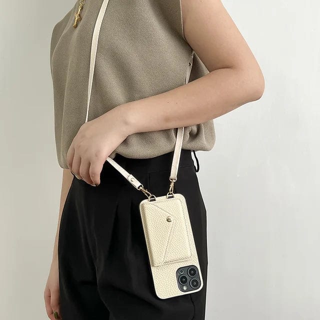 Modna torebka crossbody na iPhone, etui, portfel, elegancka, ze skóry syntetycznej.