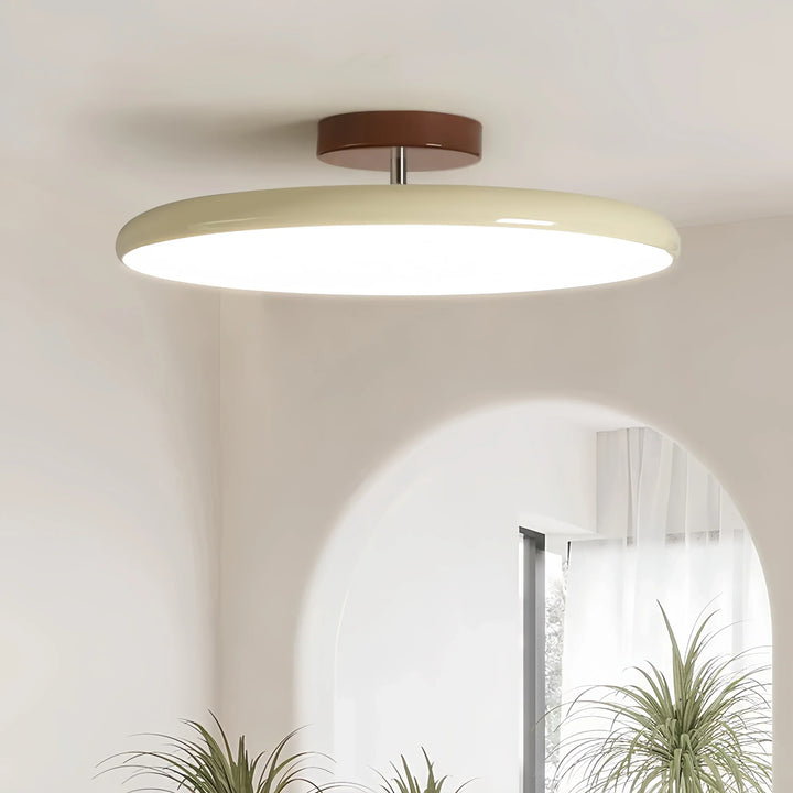 Lampa sufitowa LED obrotowa, minimalistyczny design, oświetlenie wnętrz.
