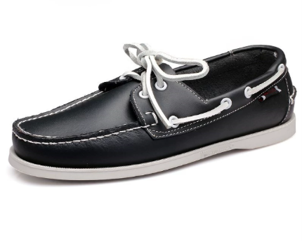 Eleganckie męskie loafersy ortopedyczne ze wsparciem łuku stopy. Komfortowe wsuwane buty casualowe na zdrowe stopy.