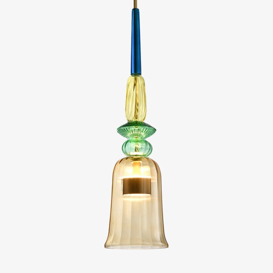Dekoracyjna lampa Sofia, kolorowa, do kuchni i salonu. Nowoczesne oświetlenie LED na sufit.
