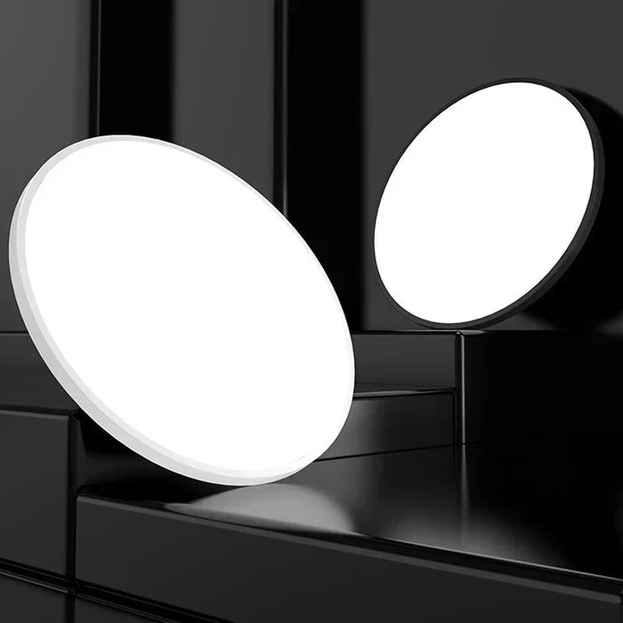 OrbGlow: nowoczesna lampa sufitowa LED. Energooszczędne oświetlenie domu. Metalowy design, okrągła do sypialni.