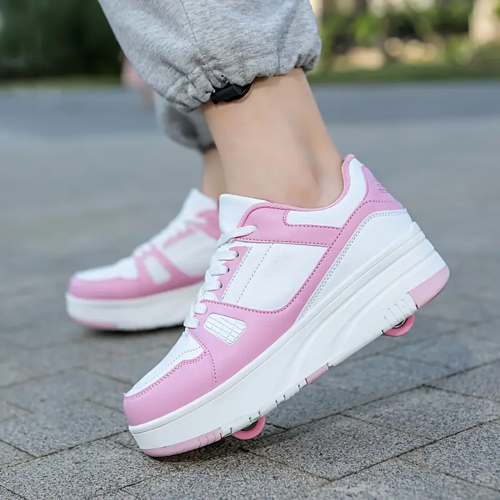 Nowe buty rolkowe Rollo dla dzieci, gotowe na przygody i sportową rekreację.