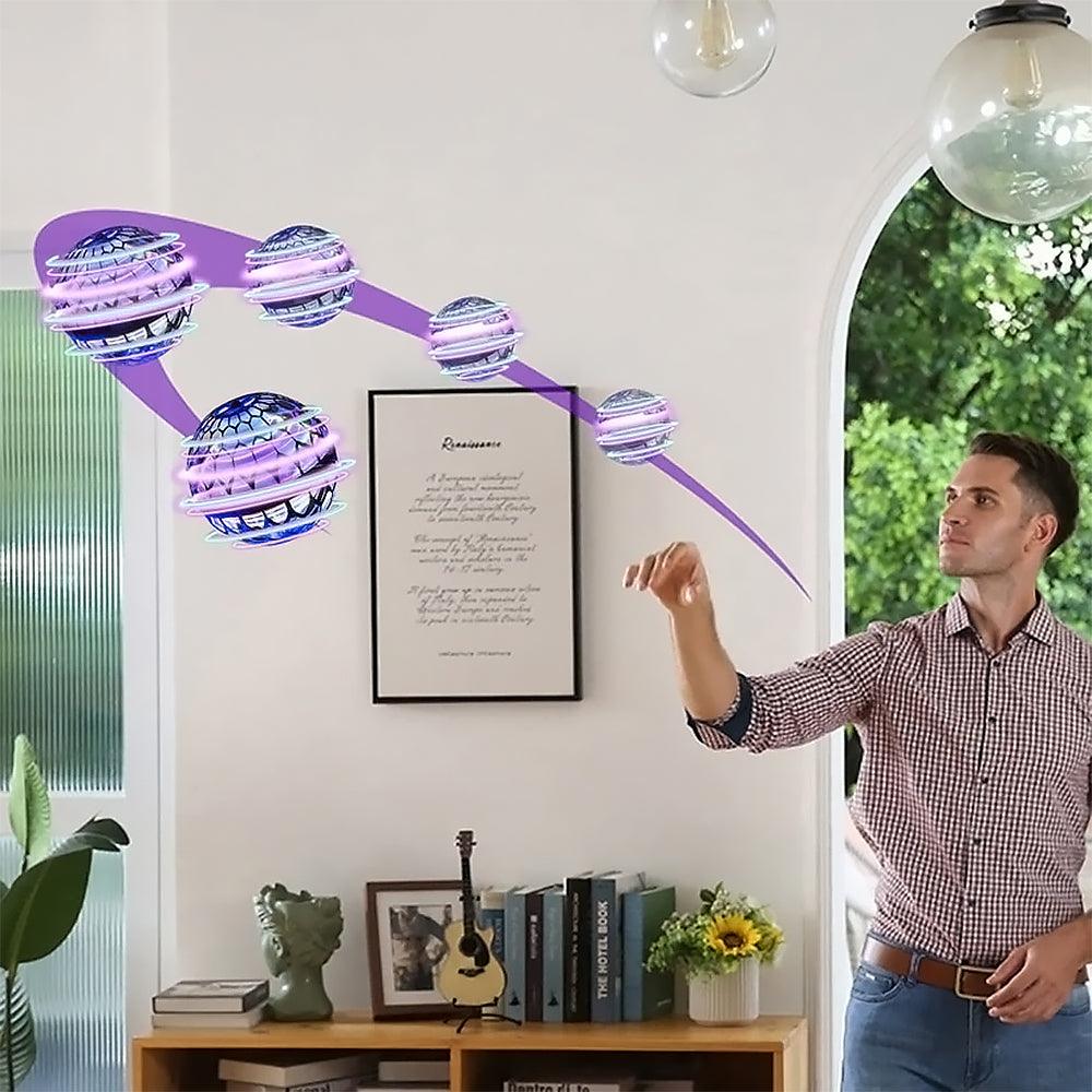 Świecąca piłka bumerang SkyGlider LED, idealna latająca kula dla dzieci i dorosłych.