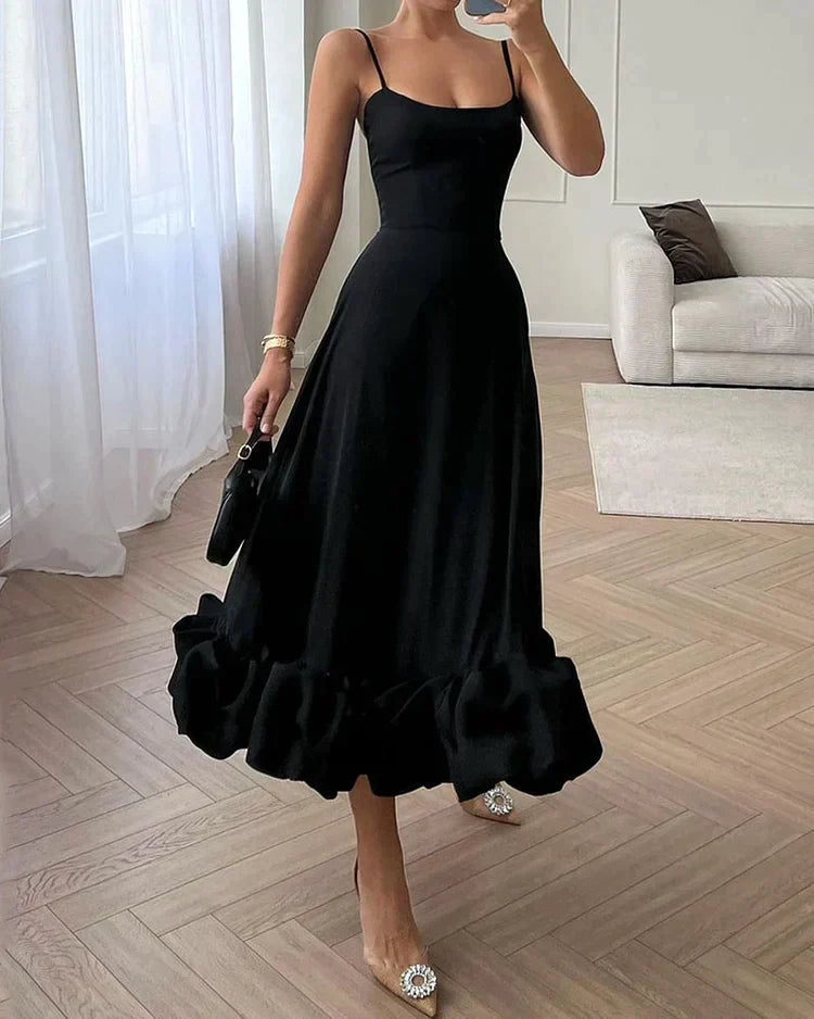 Damska sukienka midi Sophia. Elegancka, podkreśla figurę, idealna na wesele, przyjęcie lub inne wydarzenie.