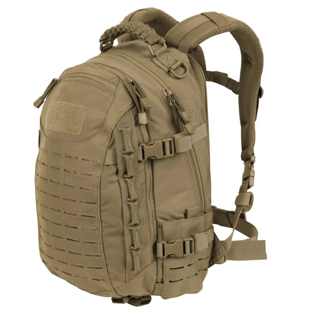 Plecak taktyczny TrailForce 30L w kolorze khaki, wodoodporny, na wędrówki, trekking i survival.