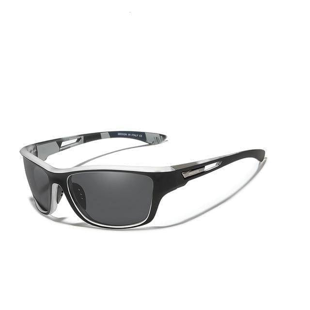 Ultralekkie okulary męskie Marco z polaryzacją i pełną ochroną UV400, idealne do aktywności outdoorowych.