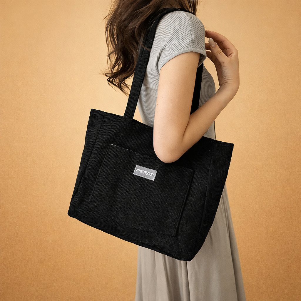 Duża damska torba tote z wegańskiej skóry. Elegancki design. Praktyczna torebka na ramię, idealna do miasta.