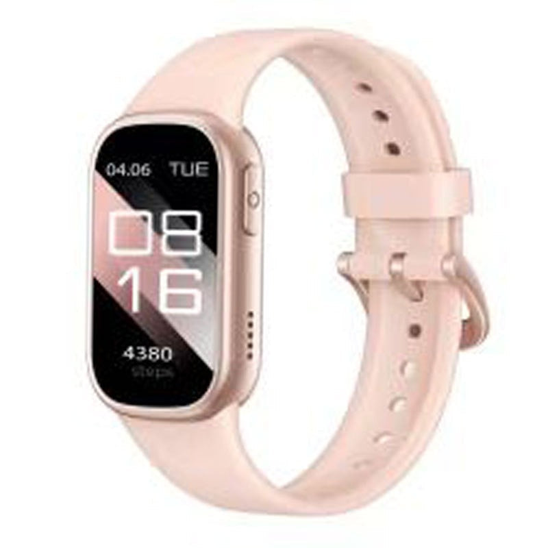 Smartwatch fitness z wytrzymałą baterią, przeznaczony dla aktywnych. Czarny, stylowy, gotowy na trening.