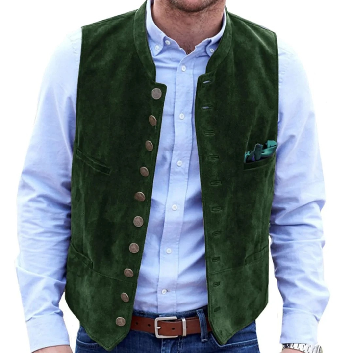 Kamizelka męska ludowa, elegancka i stylowa, na Oktoberfest, święta i specjalne okazje.