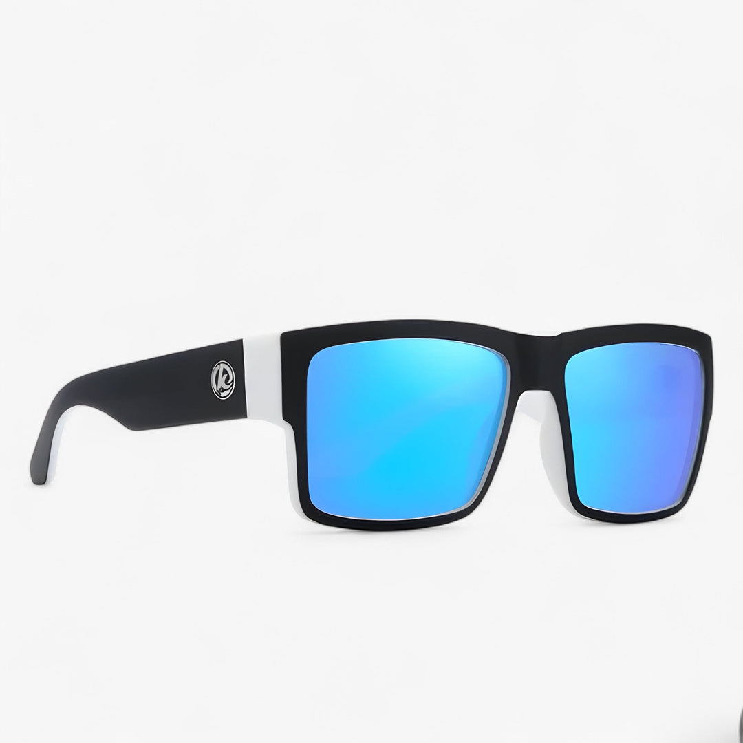Lekkie okulary przeciwsłoneczne Stratos z polaryzacją dla sportowców. Ochrona UV400, wiatroodporne.
