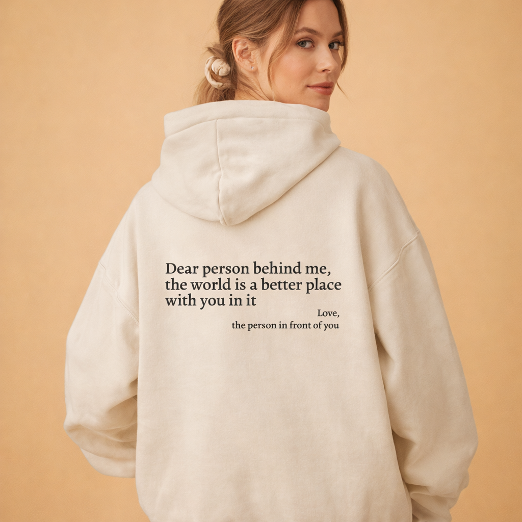 Bluza z kapturem uniseks z oryginalnym nadrukiem. Komfortowa, modna i ciepła odzież streetwear na co dzień.