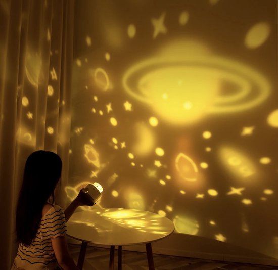 Magiczny projektor gwiazd i nocnego nieba dla dzieci. Idealny prezent i lampka nocna do sypialni.