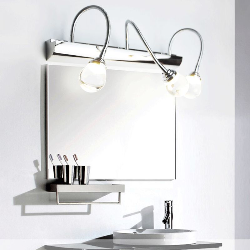 Designerska zakrzywiona lampa ścienna LED. Nowoczesne oświetlenie do sypialni, energooszczędne.