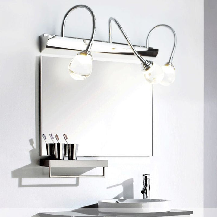 Designerska zakrzywiona lampa ścienna LED. Nowoczesne oświetlenie do sypialni, energooszczędne.