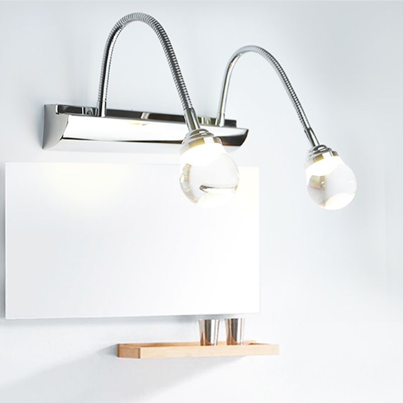 Zgięta lampa ścienna LED Arcus. Minimalistyczne oświetlenie do nowoczesnych wnętrz.
