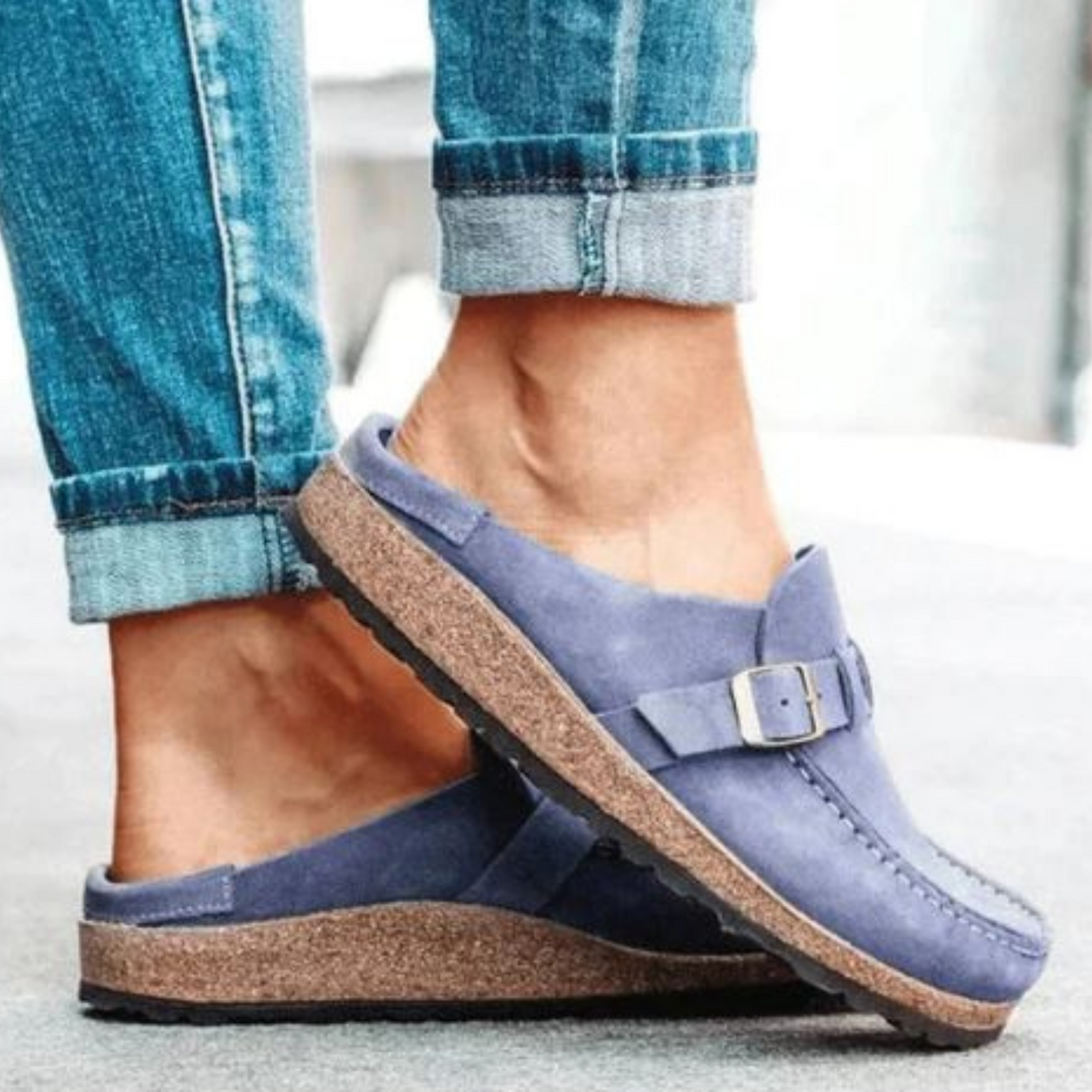 Brązowe klapki retro Noelia unisex z komfortową wkładką, modne sandały na lato.